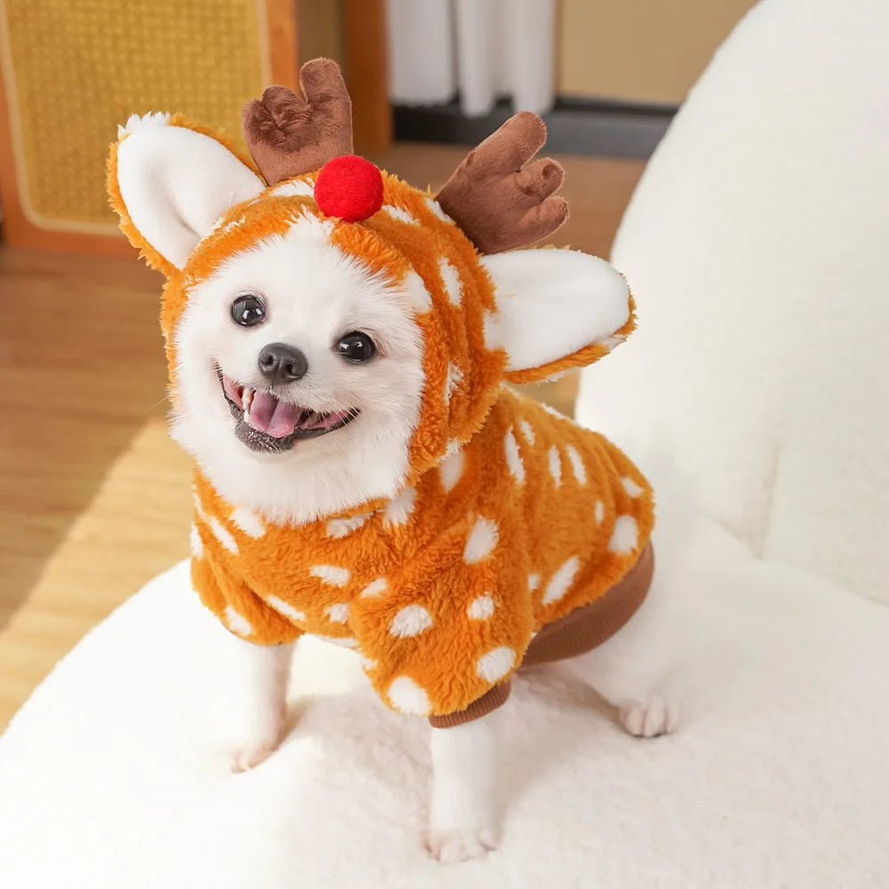 Pet Dog Christmas Clothes Elk