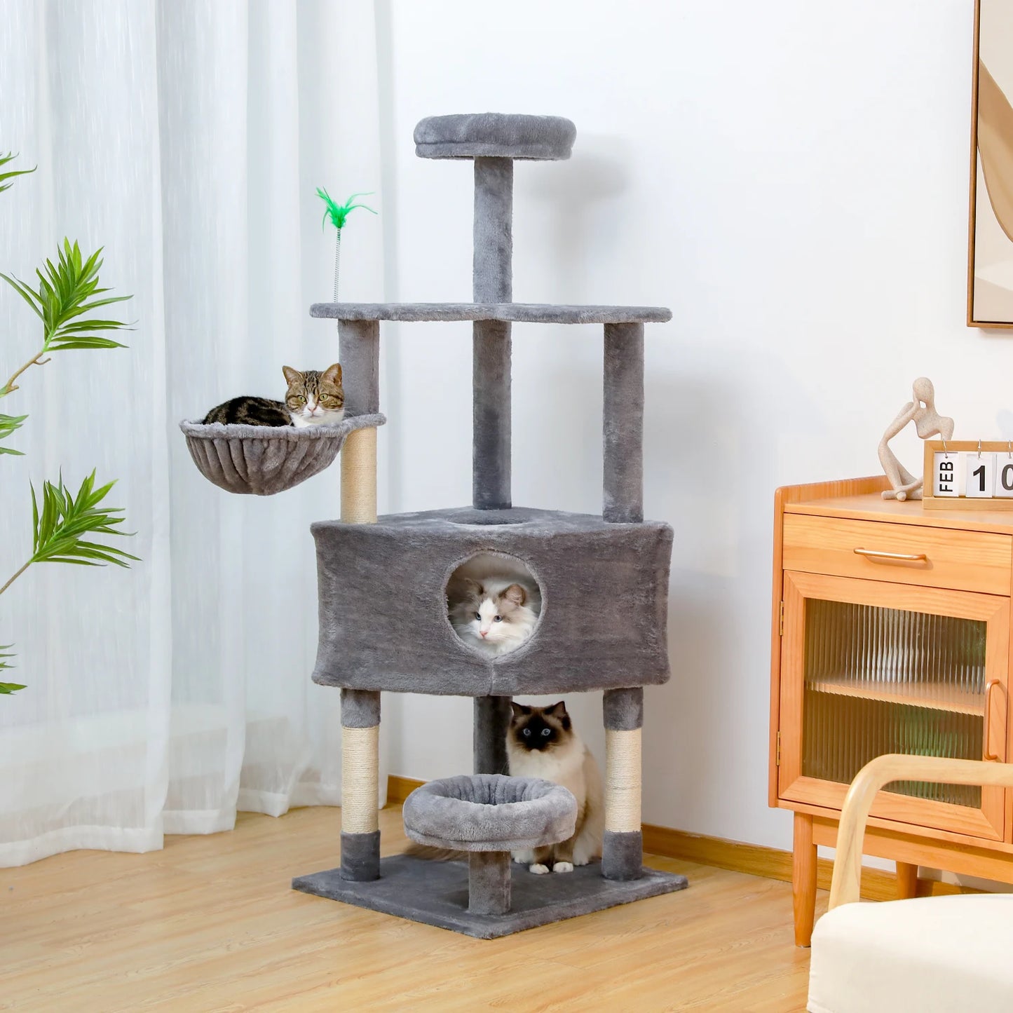 Domestic Delivery Multi-Level Cat Tree Tower Climb Furniture
