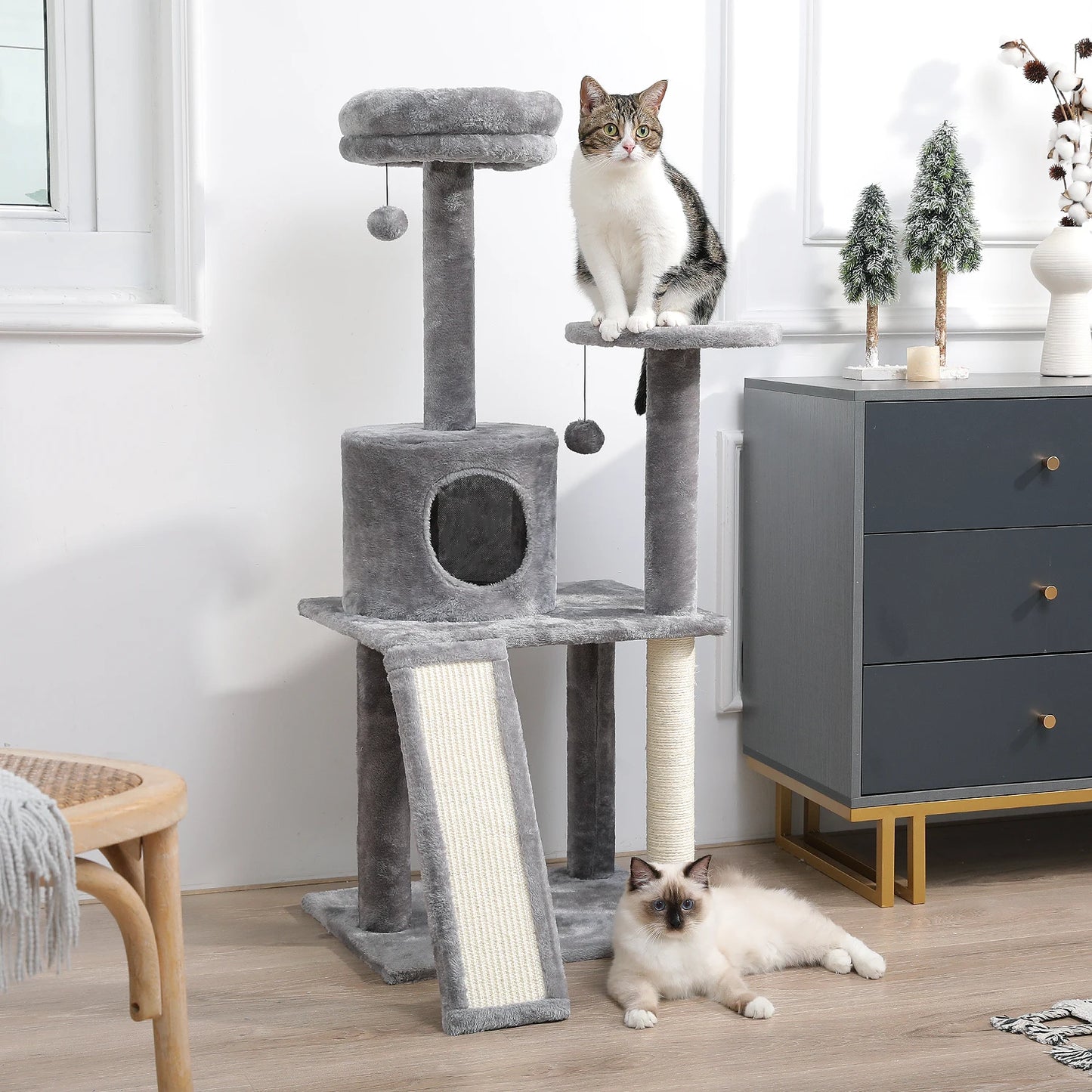 Domestic Delivery Multi-Level Cat Tree Tower Climb Furniture