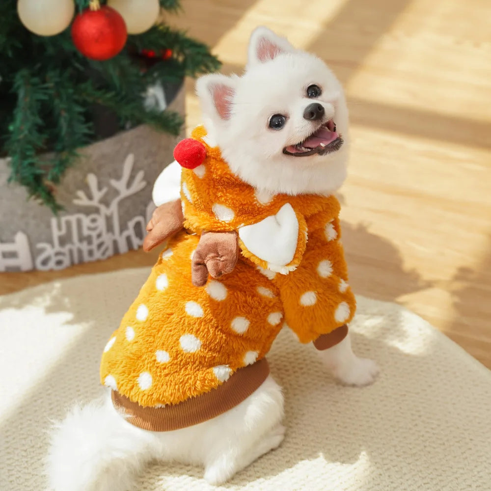 Pet Dog Christmas Clothes Elk