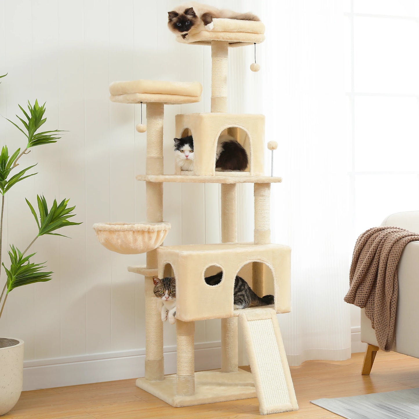 Domestic Delivery Multi-Level Cat Tree Tower Climb Furniture