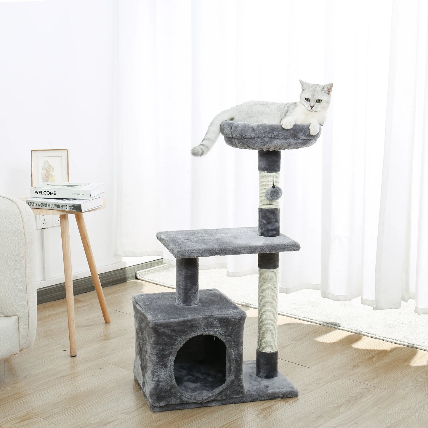 Domestic Delivery Multi-Level Cat Tree Tower Climb Furniture