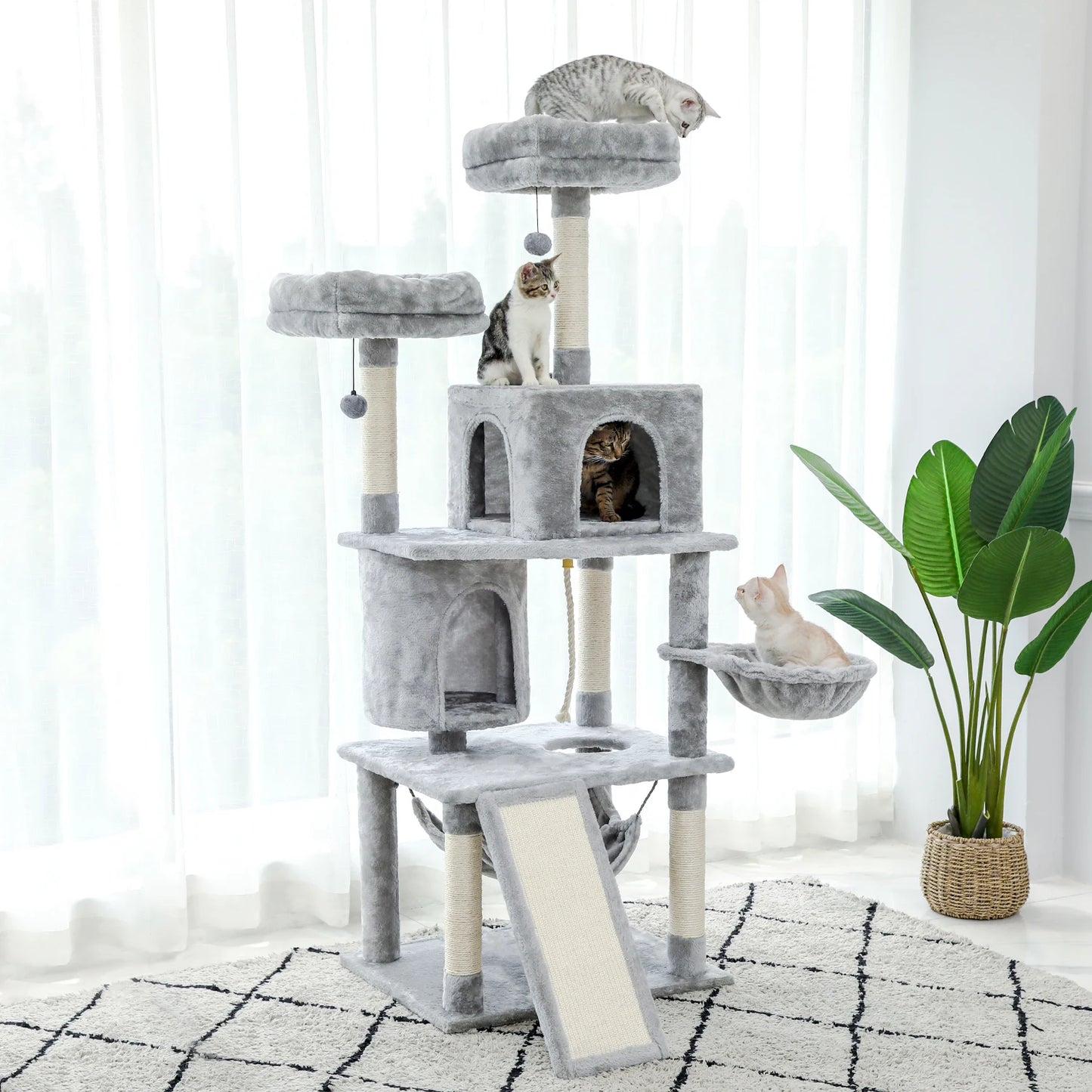 Domestic Delivery Multi-Level Cat Tree Tower Climb Furniture
