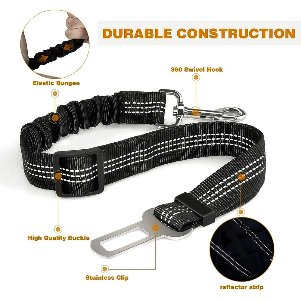 Adjustable Dog Seat Belt for Vehicles