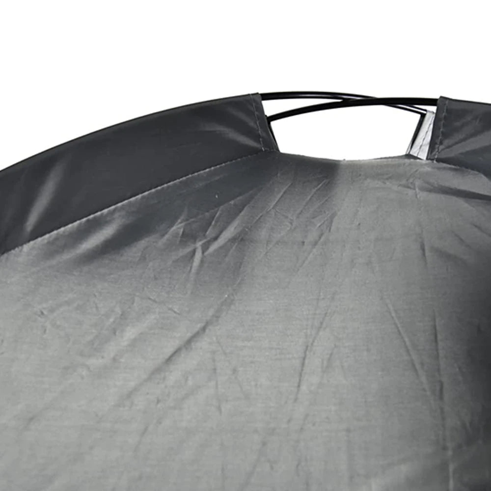 Eco-Friendly Outdoor Dog Bed Canopy Gray UV Resistant Summer