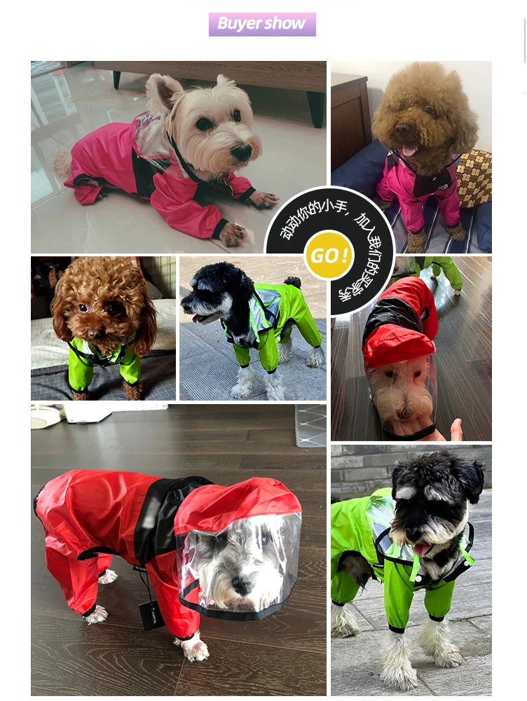 Dog Waterproof Raincoat
