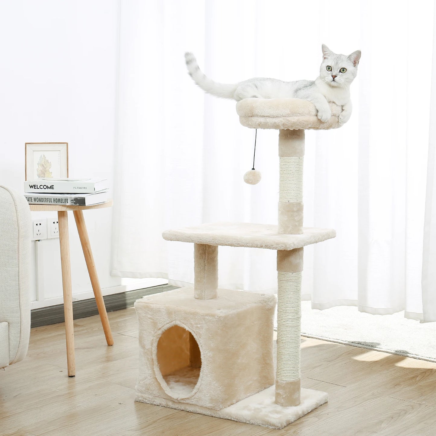 Domestic Delivery Multi-Level Cat Tree Tower Climb Furniture