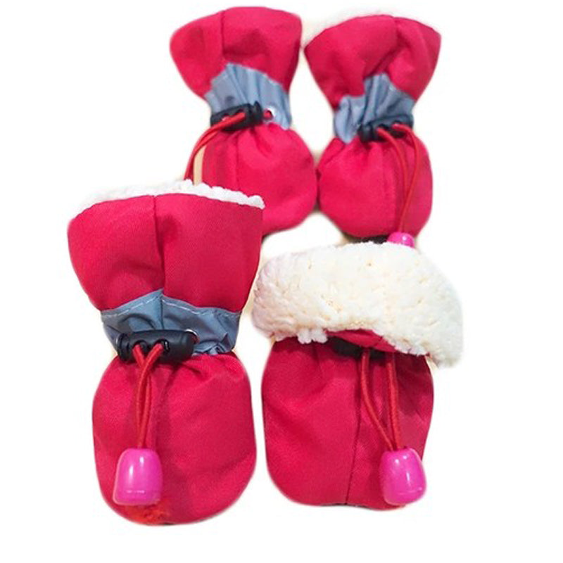 4Pcs Waterproof Pet Dog Shoes