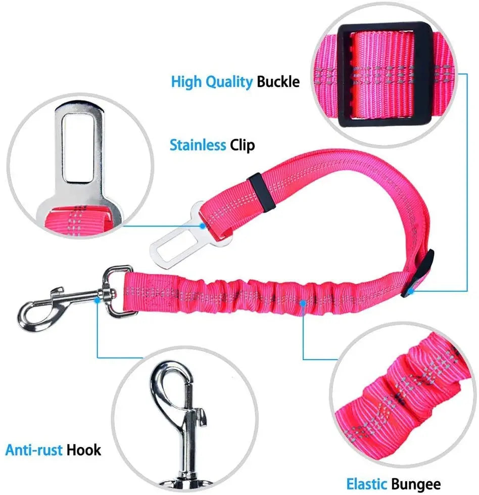 Adjustable Dog Seat Belt for Vehicles