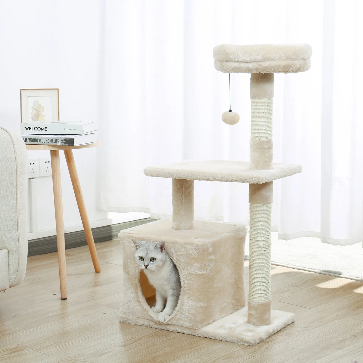 Domestic Delivery Multi-Level Cat Tree Tower Climb Furniture