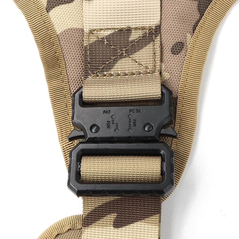 Military Large Dog Harness Collar