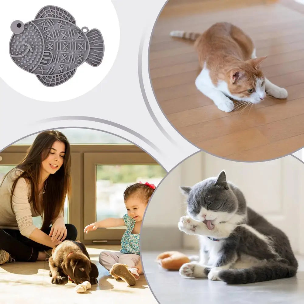 Silicone Slow‑Feeding Mat