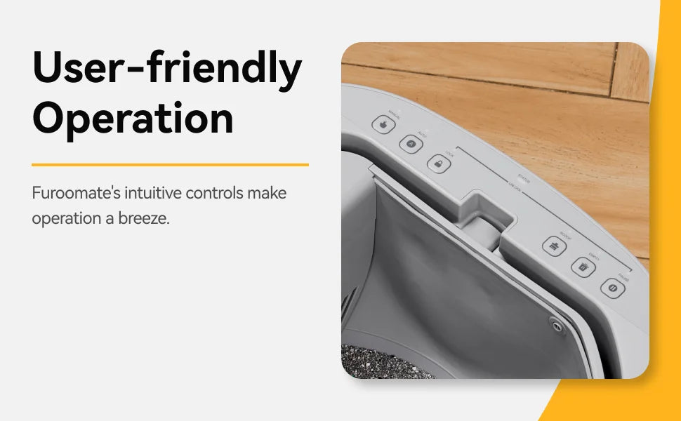 Self-Cleaning Cat Litter Box Open-Top Design with Advanced Safety Sensors