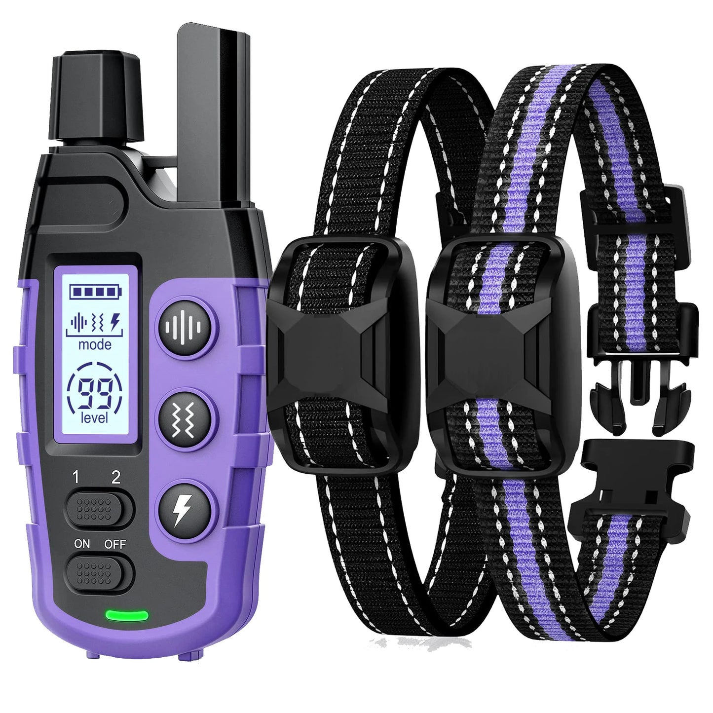 3300Ft Electric Dog Training Collar with Remote Control - Waterproof for dogs between 5-120lbs