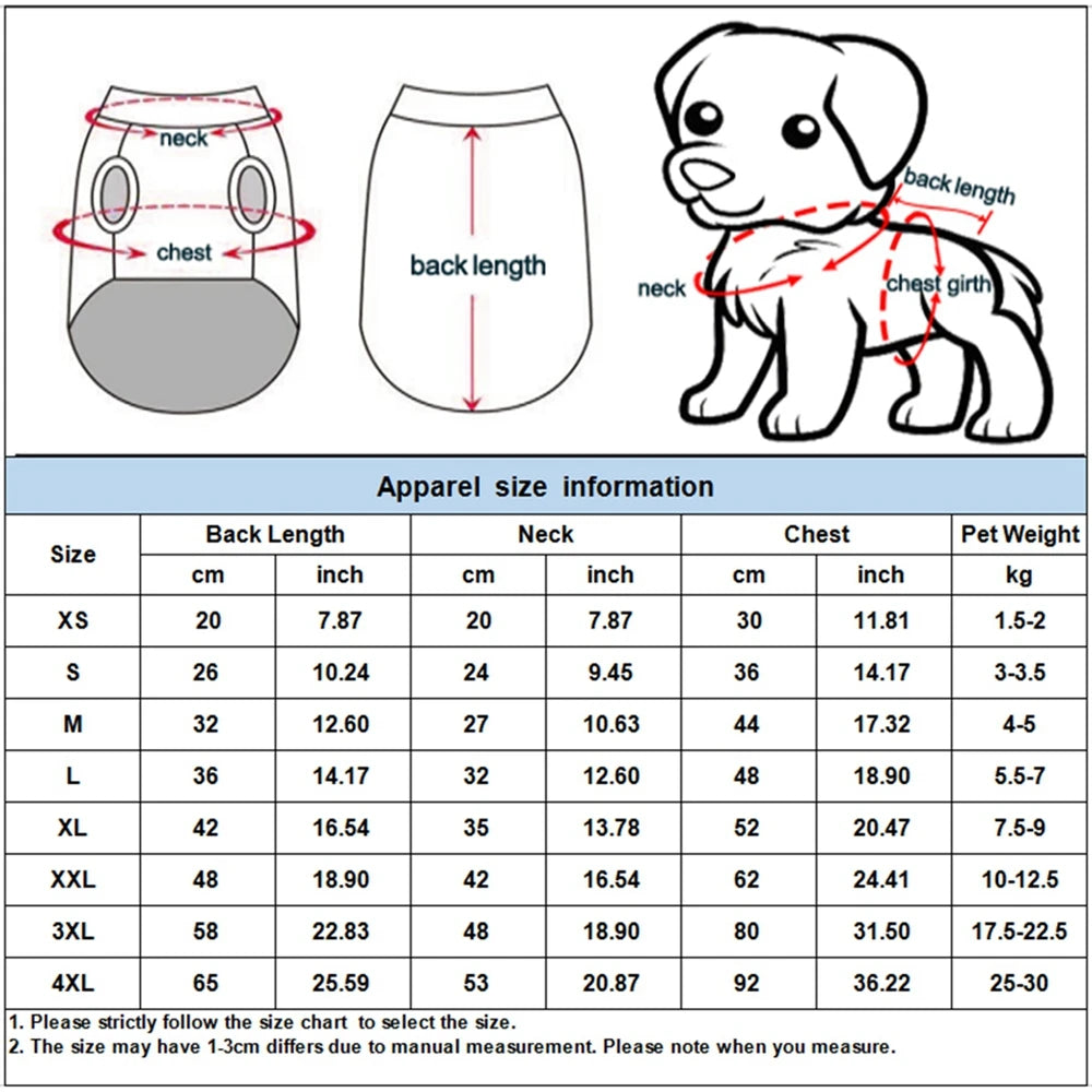 Pet Raincoat Cartoon Pattern Reflective