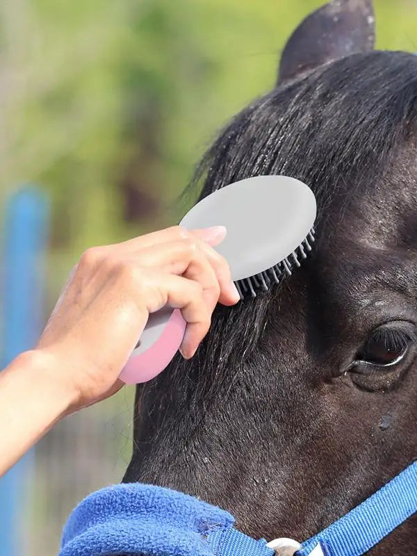Horse Hair Comb Multipurpose Cleaning Massage Comfortable Ho