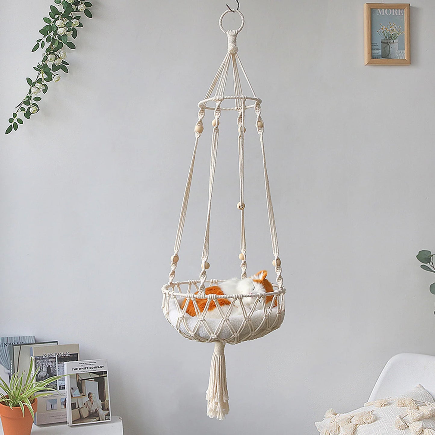 Cat Hammock Bed, Hanging Indoor