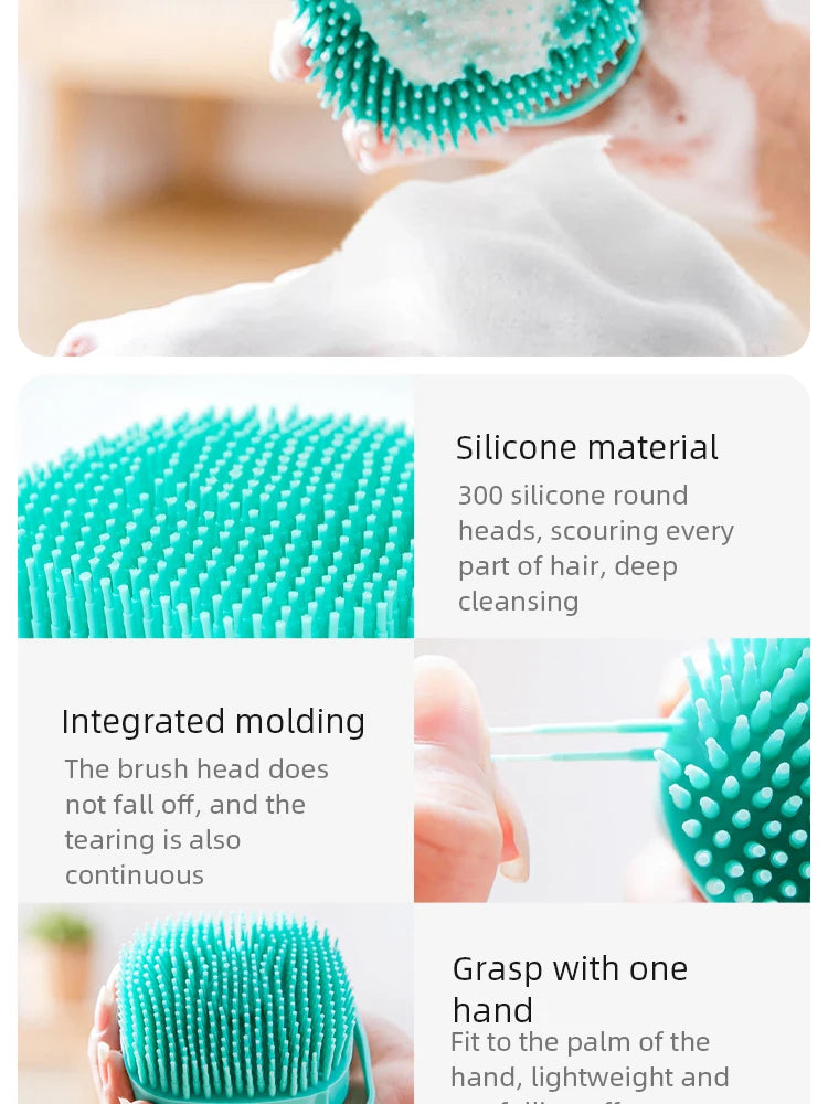 Soft Silicone Massager Pet Bathing Brush