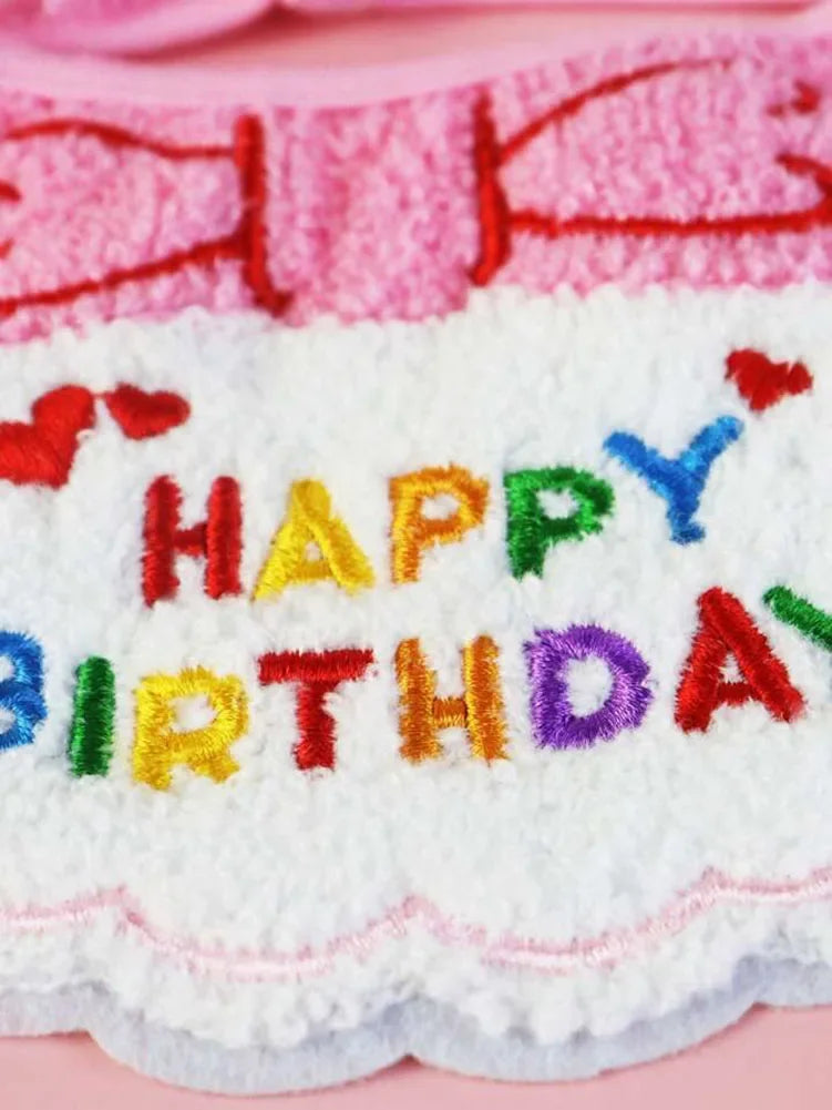 Cat Dog Birthday Bib And