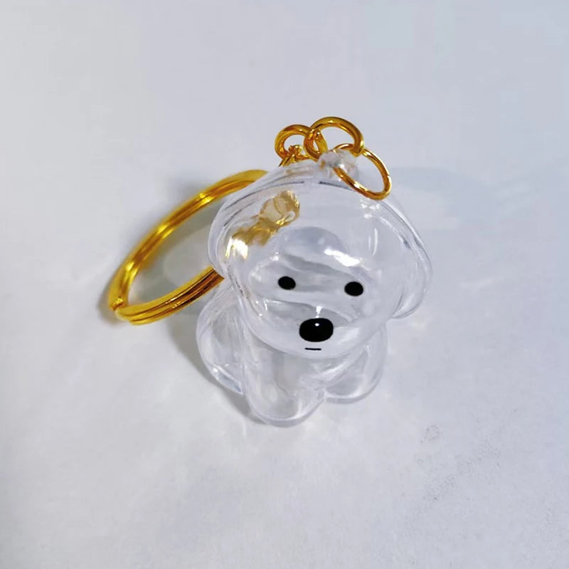 Pet Hair Memorial Pendant Keychain