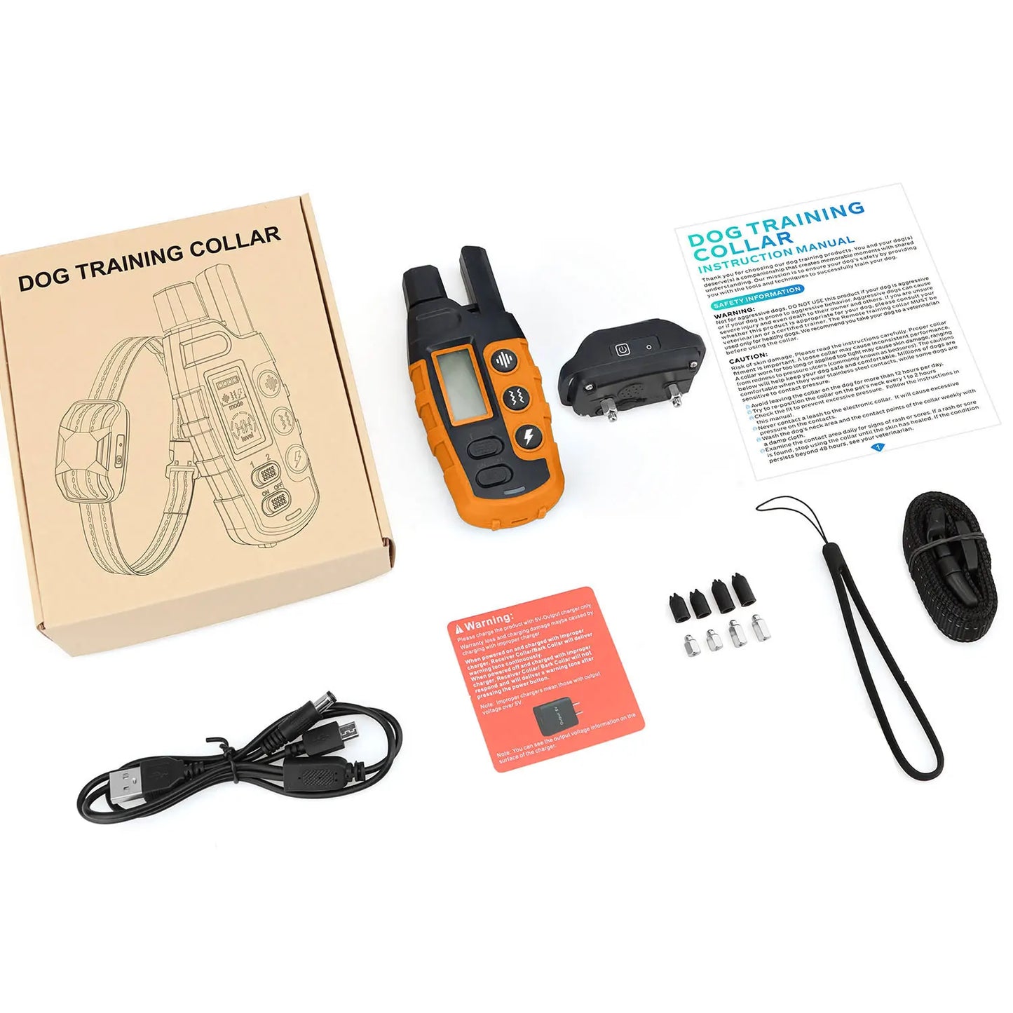 3300Ft Electric Dog Training Collar with Remote Control - Waterproof for dogs between 5-120lbs