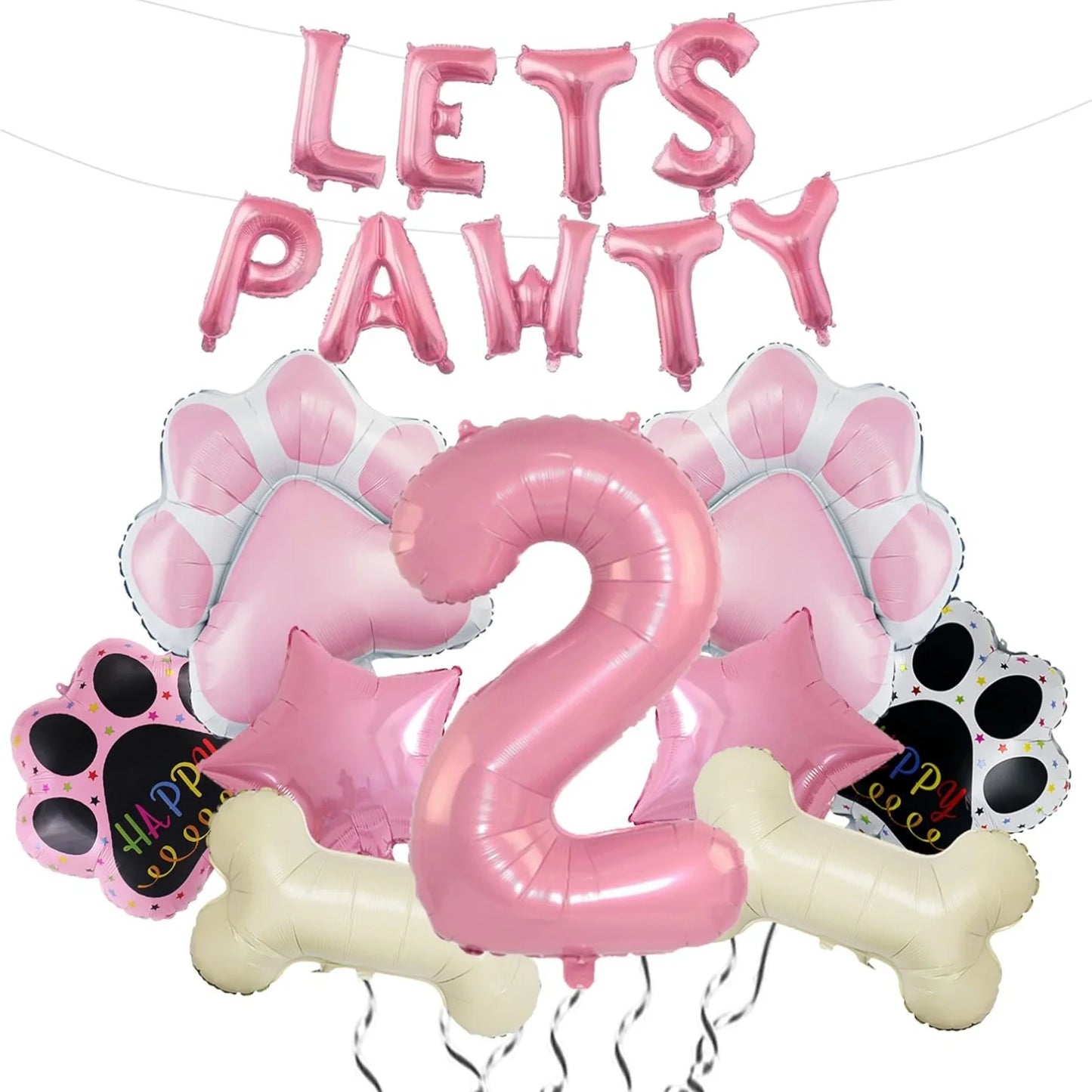 Dog Balloon Lets Pawty Balloon