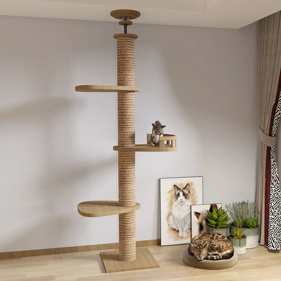 Cat Supplies Wooden Cats Tree