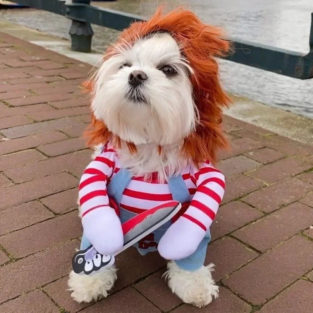 Scary Doll Dog Halloween Costume