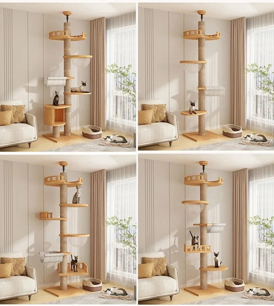 Cat Supplies Wooden Cats Tree