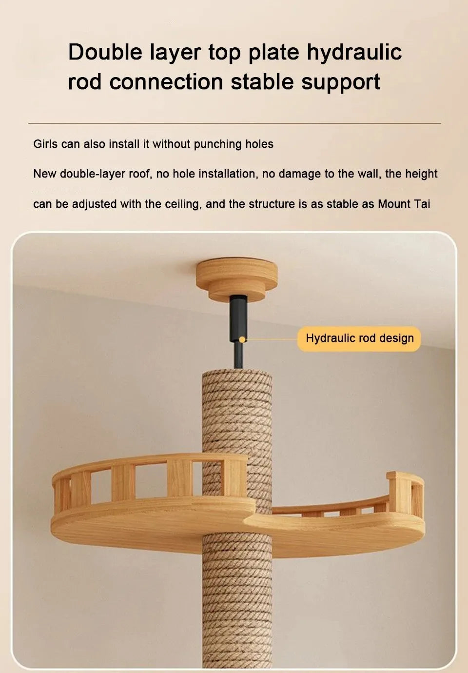 Cat Supplies Wooden Cats Tree