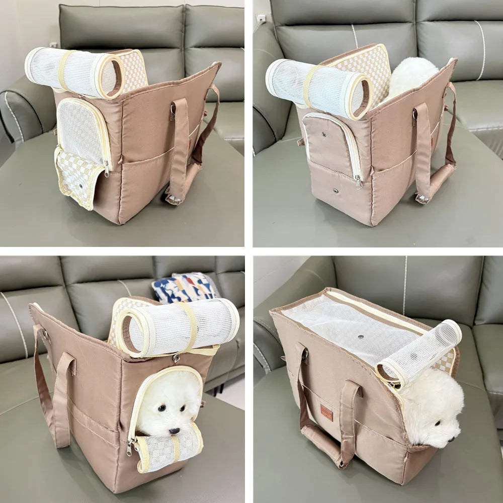 Breathable Pet Cat ShoulderHandbag Pet Dog Carrier Bag safe