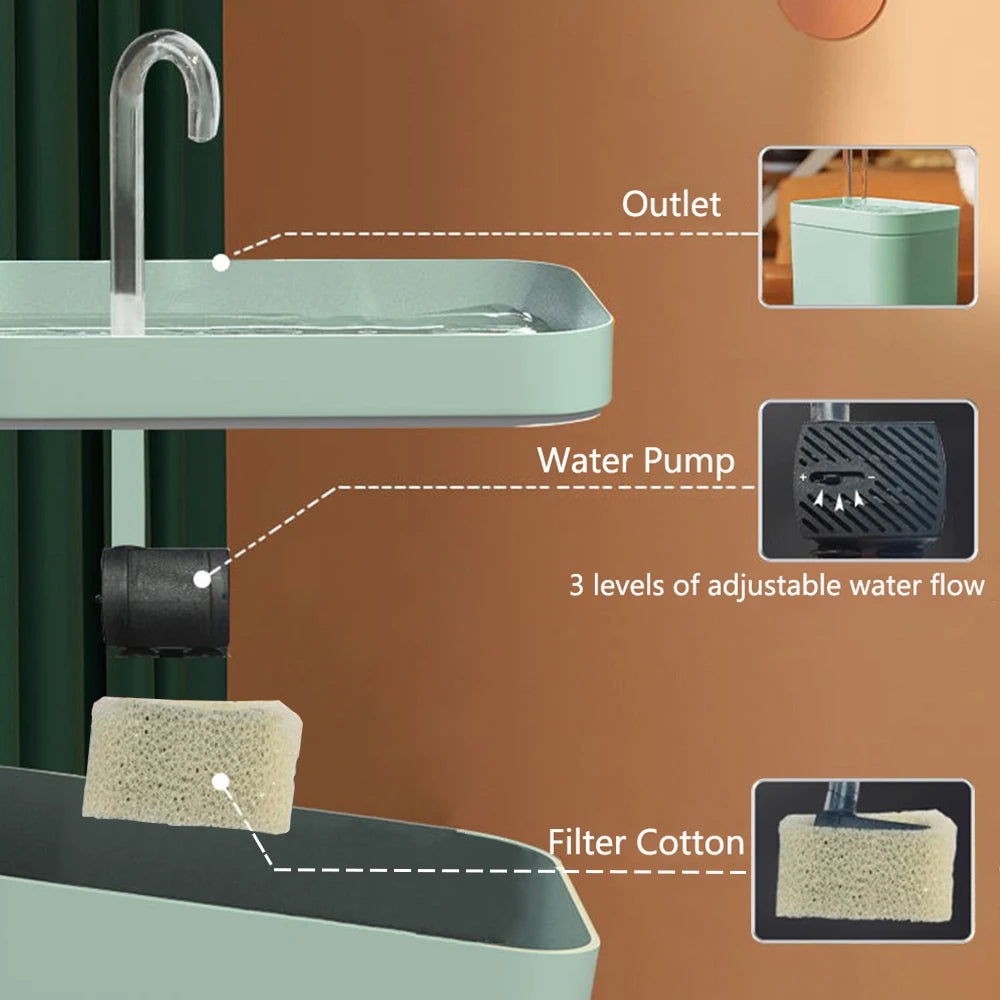 Ultra-Quiet Cat Smart Water Fountain