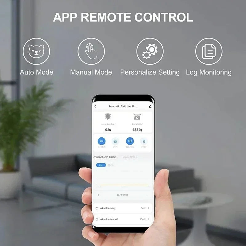 Tonepie Automatic Smart Cat Litter