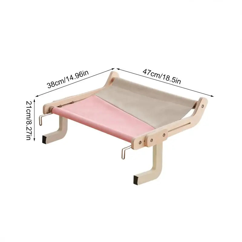 Cat Suspension Hammock Portable Detachable Bed Window Shelf