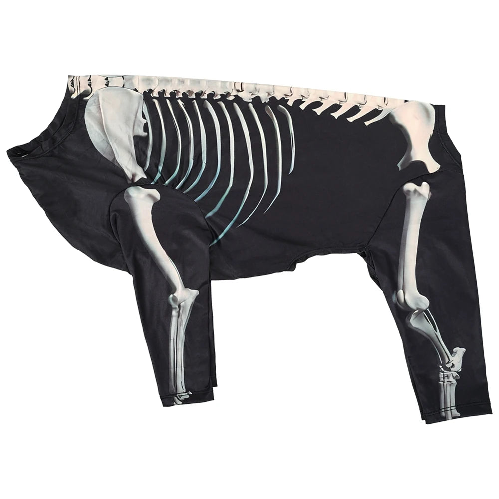 Halloween Skeleton Dog Costumes for larger dogs
