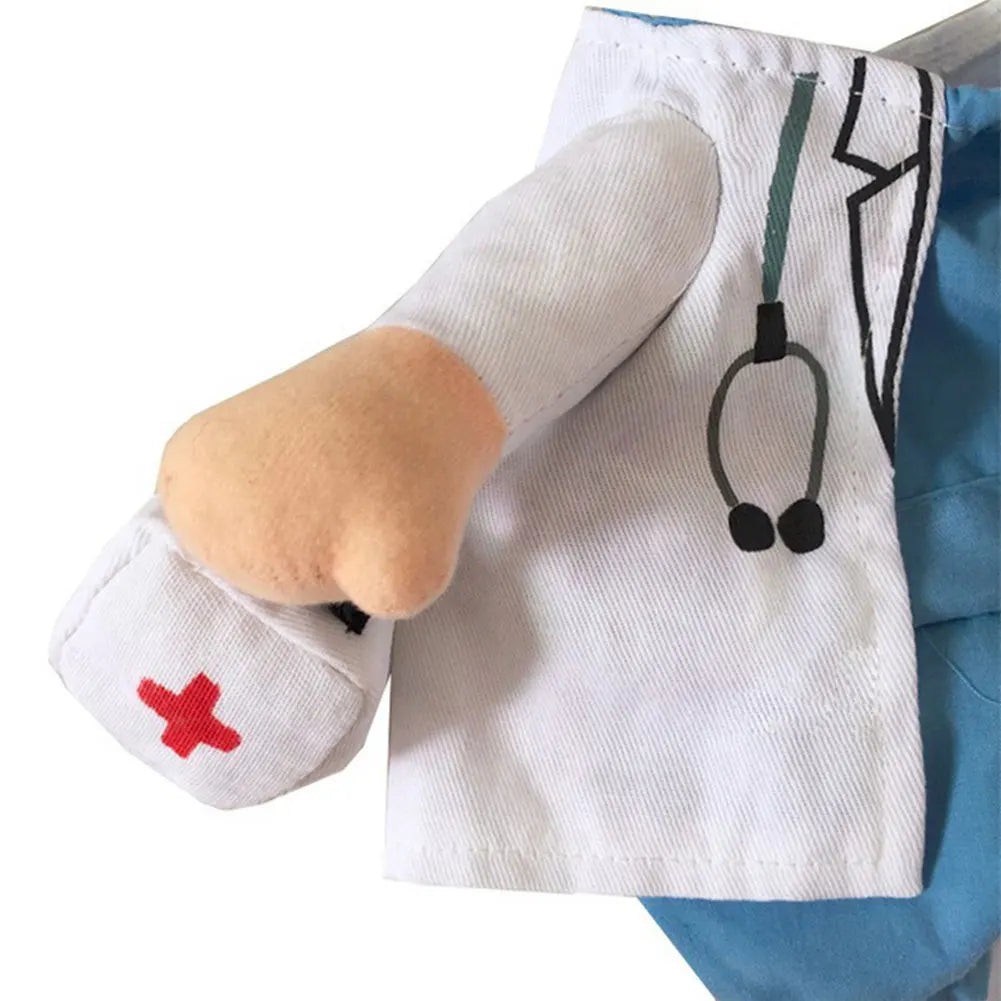 Halloween Doctor Cat Costume