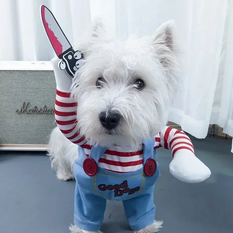 Scary Doll Dog Halloween Costume