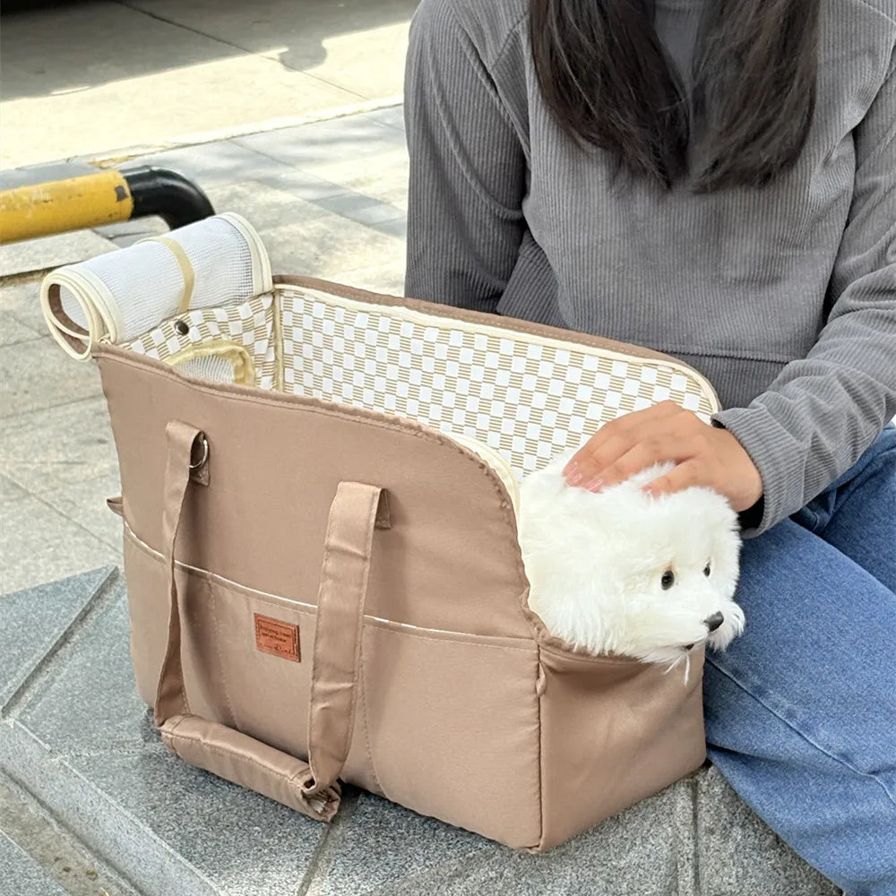 Breathable Pet Cat ShoulderHandbag Pet Dog Carrier Bag safe