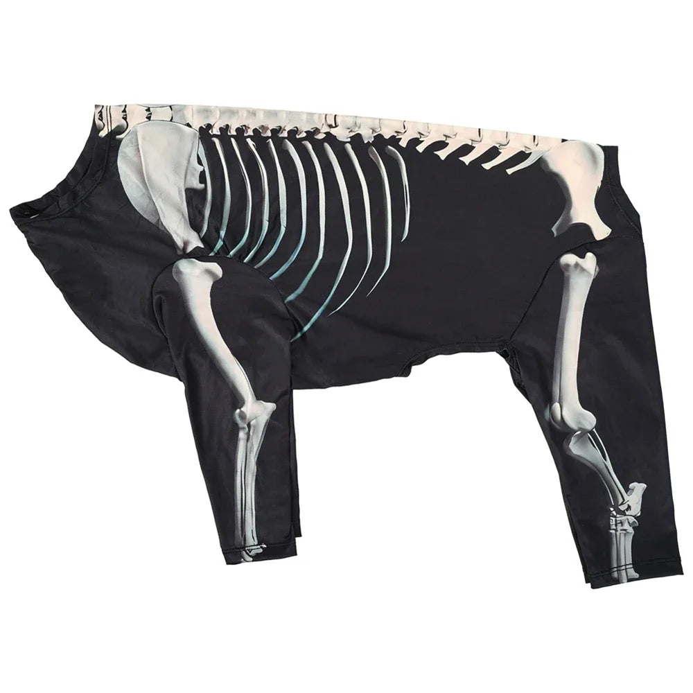 Halloween Skeleton Dog Costumes for larger dogs