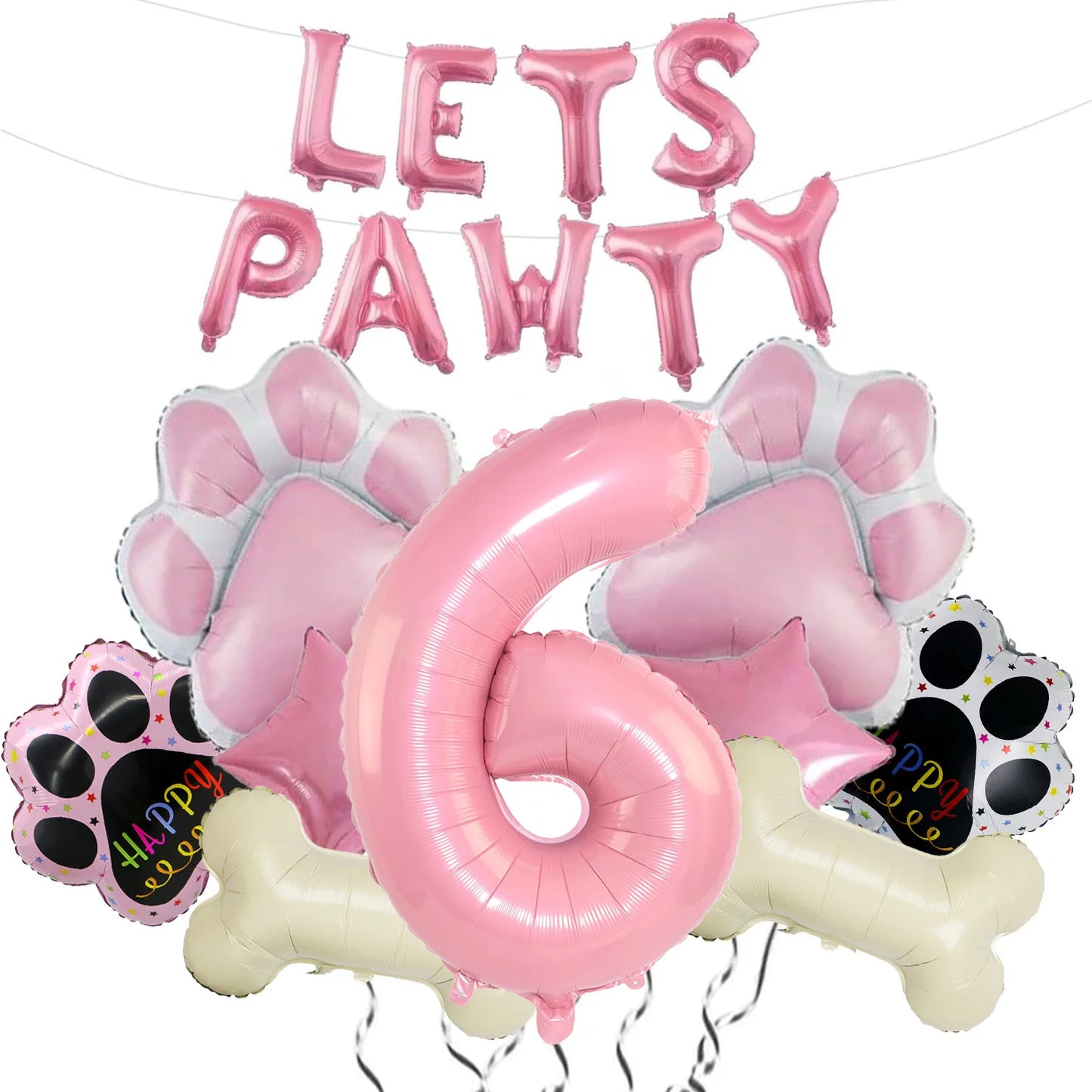 Dog Balloon Lets Pawty Balloon
