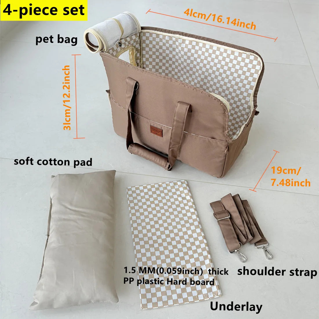 Breathable Pet Cat ShoulderHandbag Pet Dog Carrier Bag safe