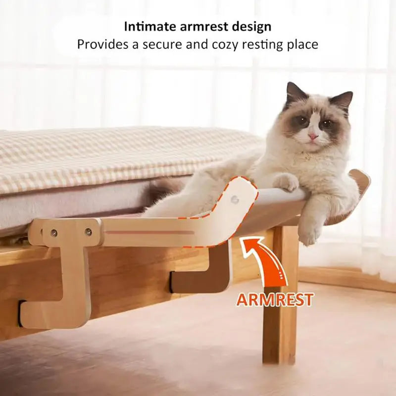 Cat Suspension Hammock Portable Detachable Bed Window Shelf