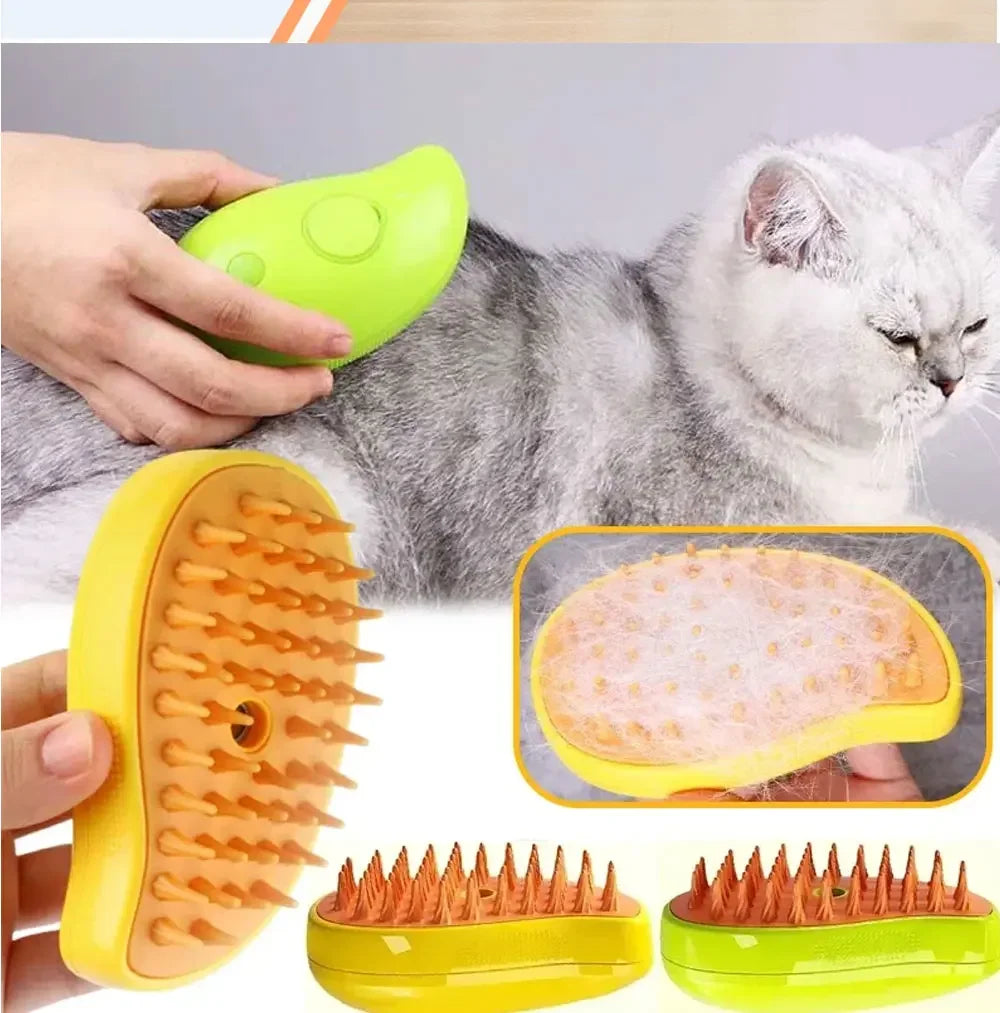 Cat Dog Steamy Brush Steam