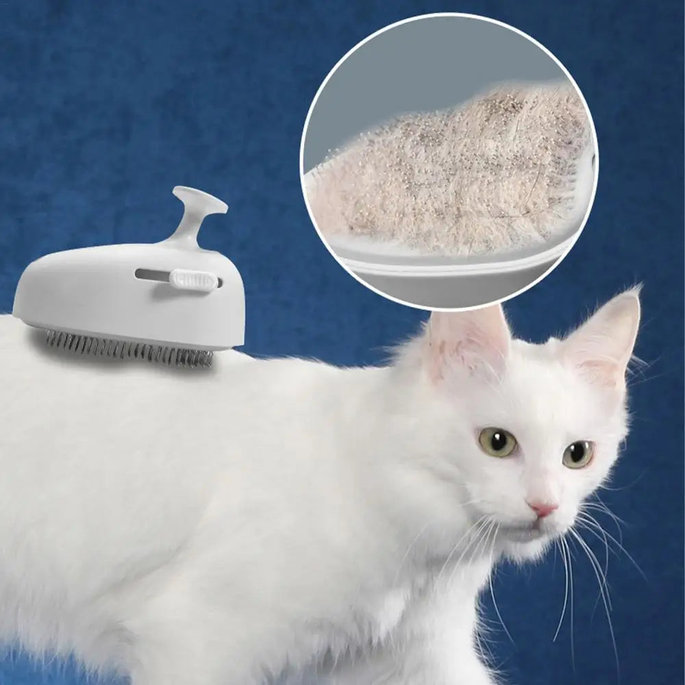 Cat Steam Brush Steam Grooming
