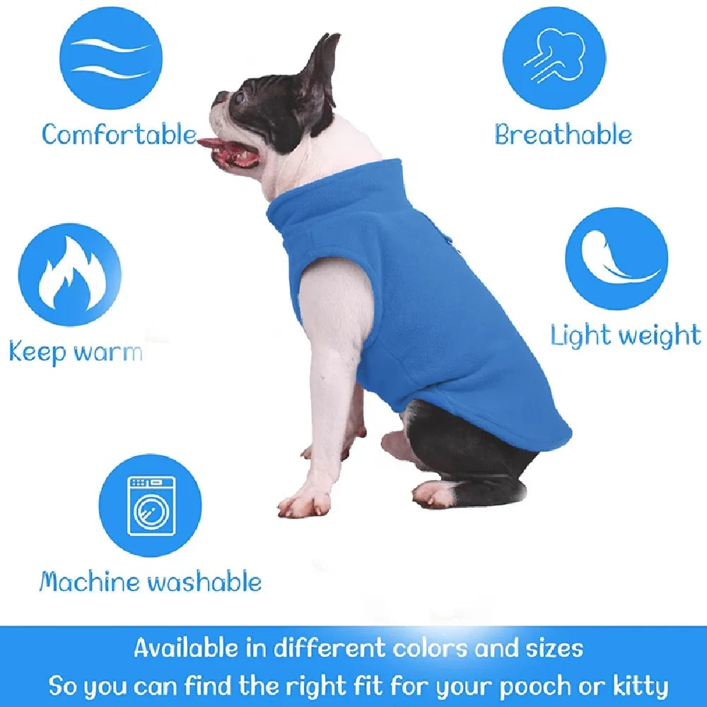 Soft Wool Pet Dog Jacket / Vest