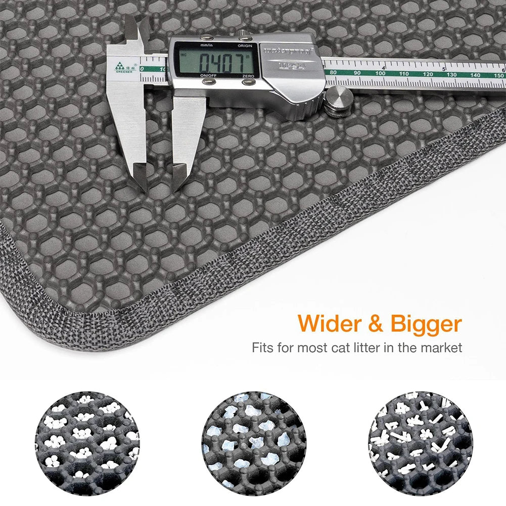 Cat Litter Mat - Double Layered and Waterproof