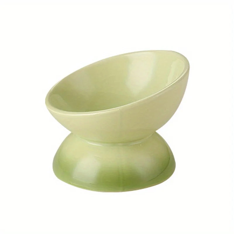 Cat Bowl,Ceramic Elevated Pet Food