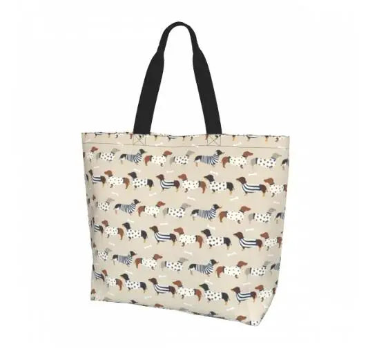 Cute Dachshund Dog Tote Bag