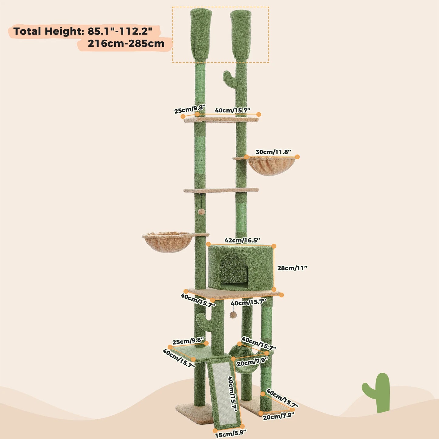 Domestic Delivery Multi-Level Cat Tree Tower Climb Furniture