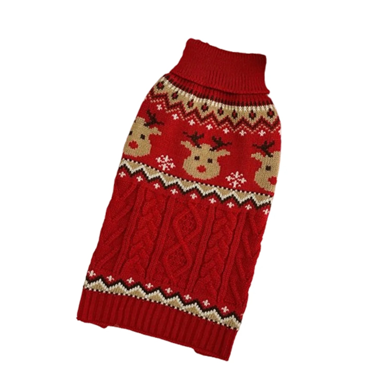 Dog Winter Clothes Pet Christmas Red Sweaters Sleeveless Gin